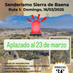 Senderismo Sierra de Baena 2025